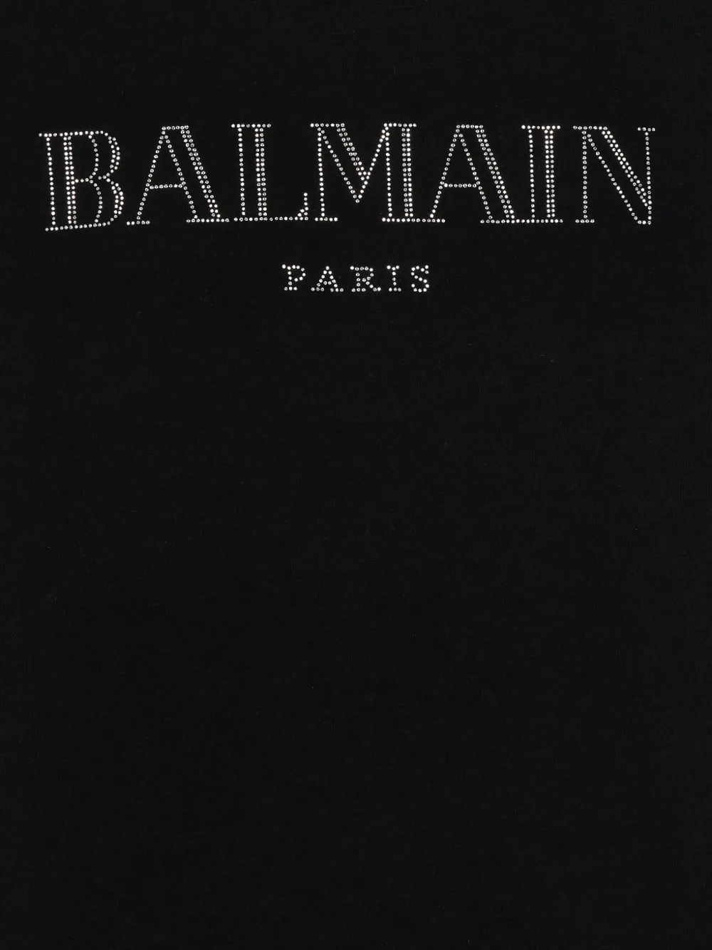 Футболка с принтом Balmain Kids, черный — фото 3