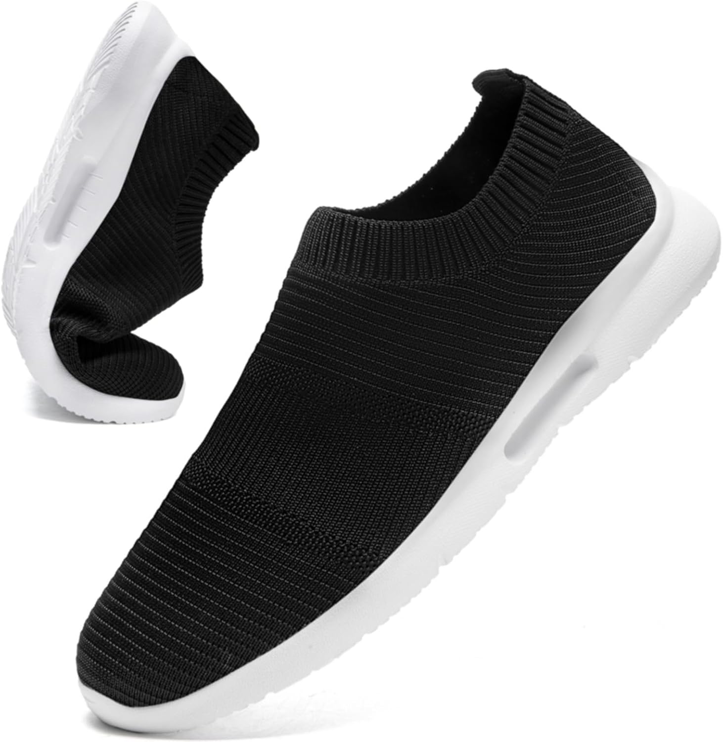 

Мужские слипоны кроссовки для тенниса, спортивные кеды, легкие повседневные летние пляжные шлепанцы Zmbcyg, белый