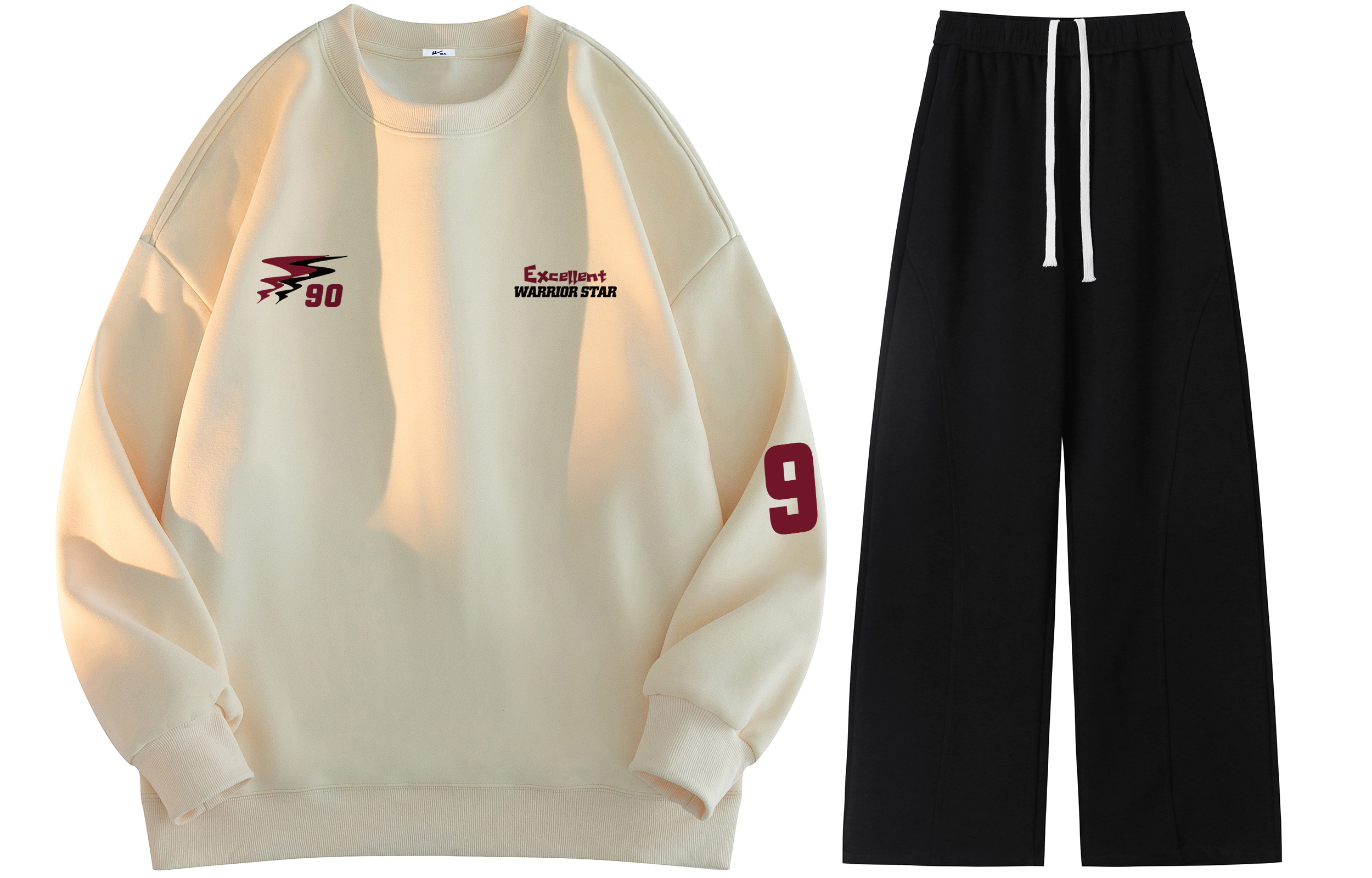 

Свитшот Huichao Riding The Wind Collection, унисекс WARRIOR, оранжевый top+черный pants