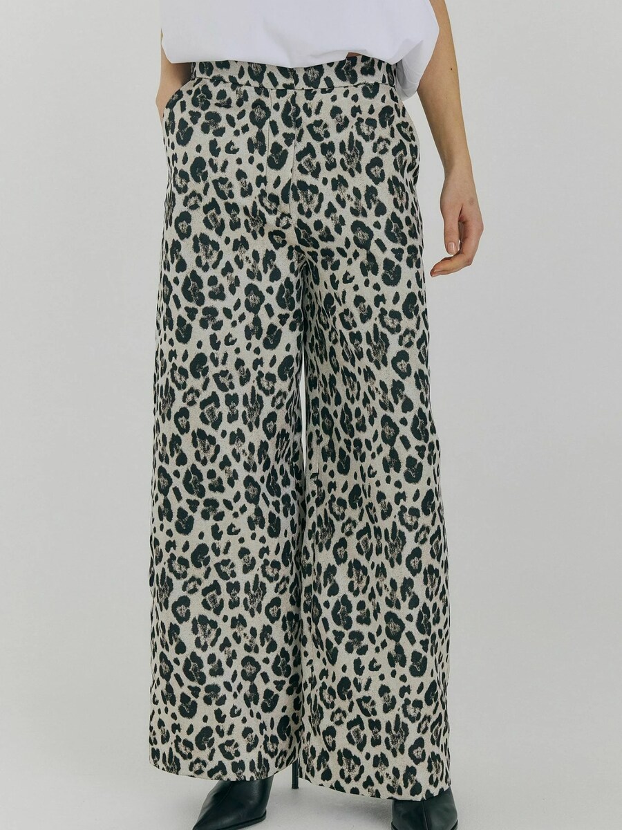 

Широкие брюки NORR Lelo, Greige