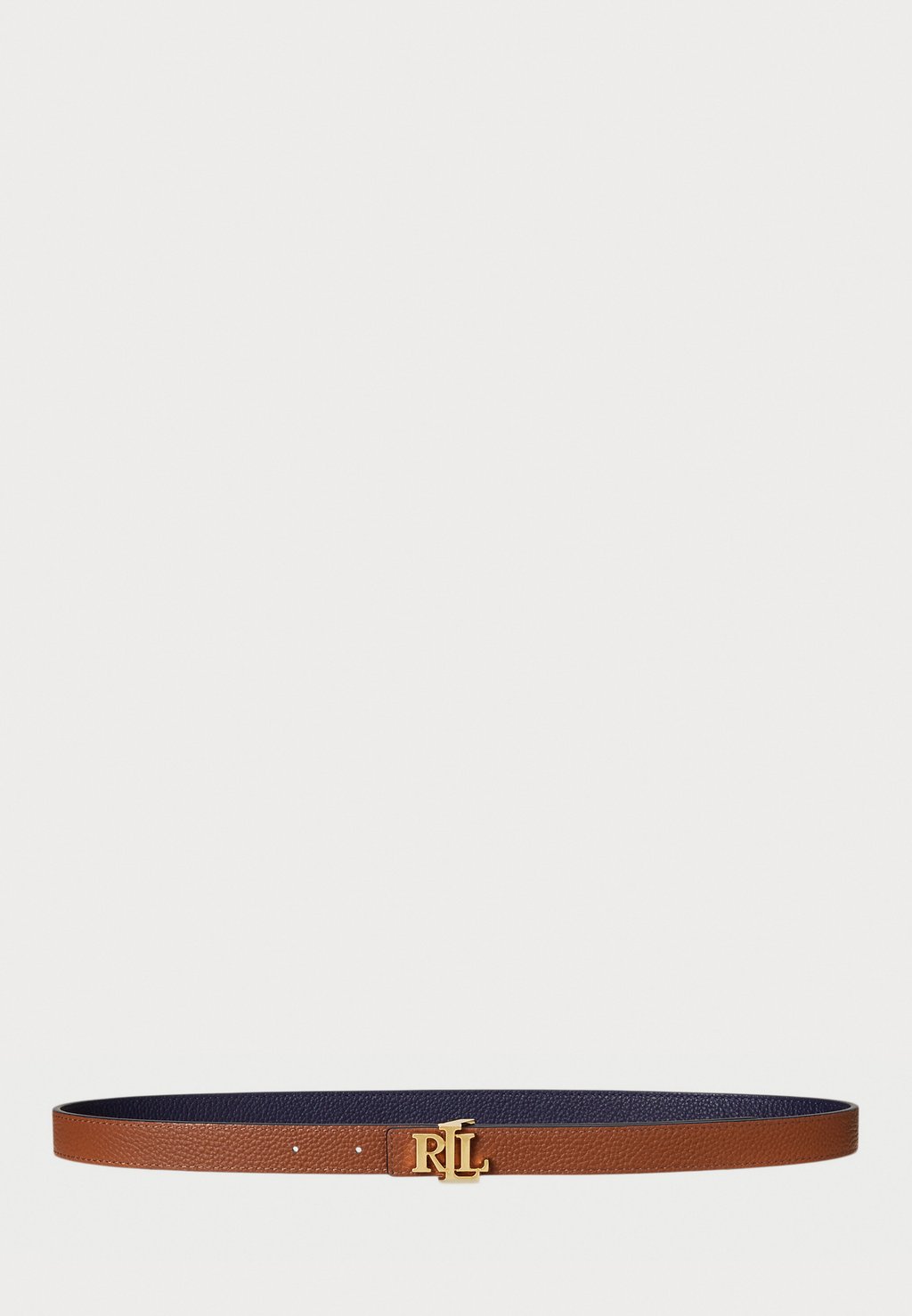 

Пояс LOGO REVERSIBLE LEATHER SKINNY BELT Lauren Ralph Lauren, темно-синий