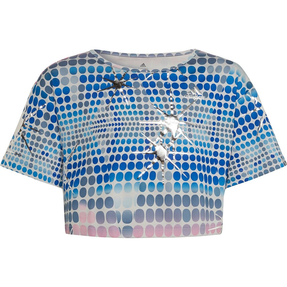 

Футболка с коротким рукавом adidas Dance Single Regular Crop, синий