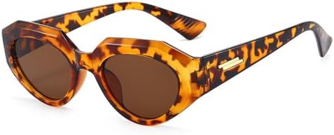 

Солнцезащитные очки в овальной форме в стиле панк 2027 года для женщин, винтажные солнцезащитные очки для мужчин, очки в стиле стимпанк с защитой от УФ-излучения UV400 MTZJH, 11