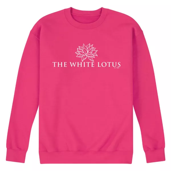 

Мужская флисовая толстовка с логотипом White Lotus Licensed Character, пурпурный