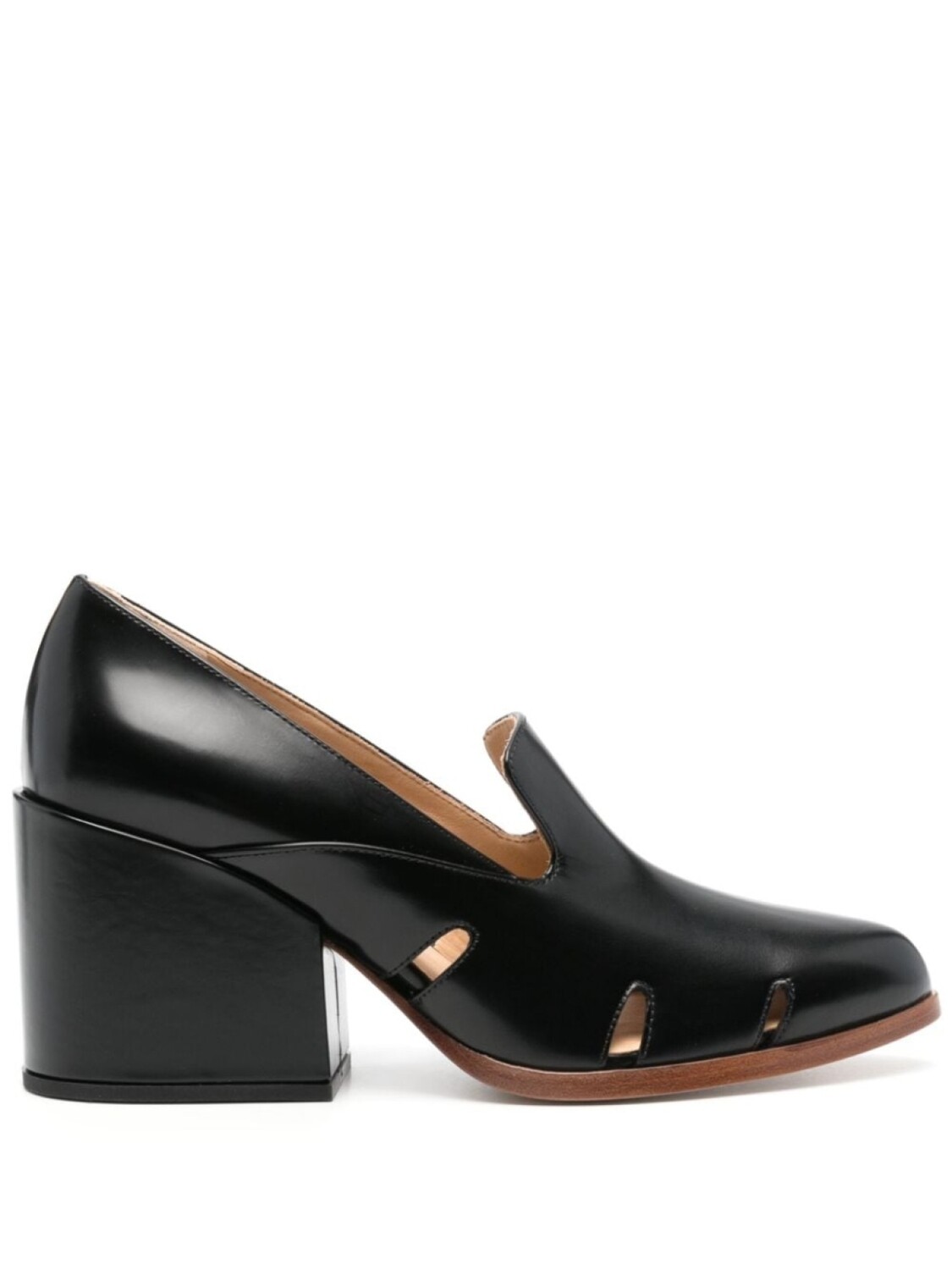 Gabriela Hearst туфли-лодочки Eliza 75 мм из кожи, черный