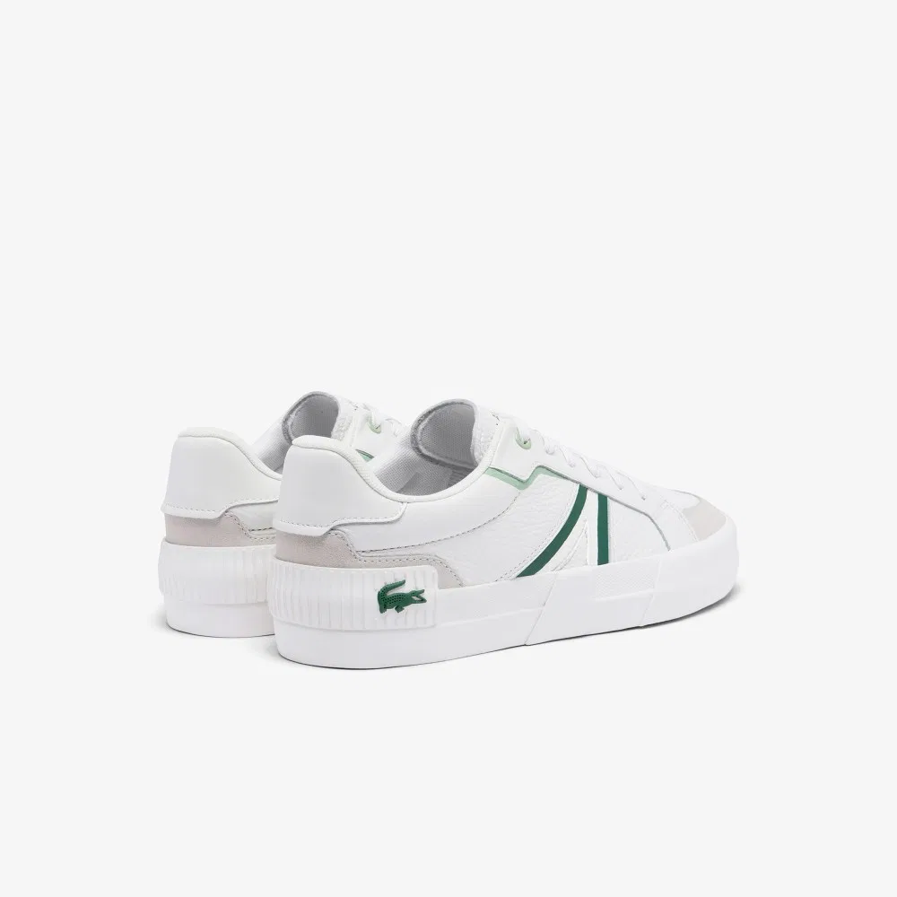 Мужские кожаные кроссовки Tracksurf белые от Lacoste — фото 3