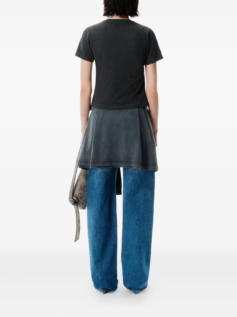 Футболка с графичным принтом Alexander Wang, черный — фото 3