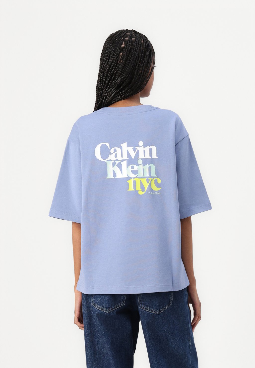 

Футболка с принтом NYC TEE Calvin Klein Jeans, синий
