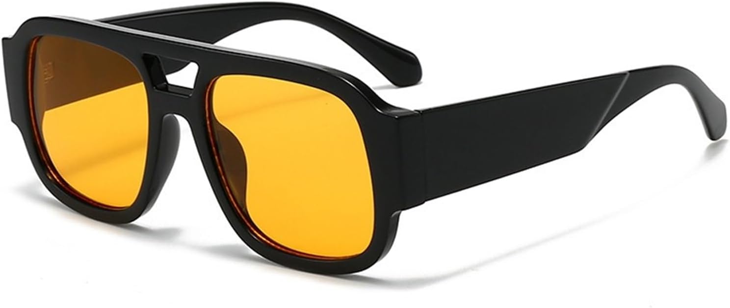 

Солнцезащитные очки для активного отдыха для мужчин и женщин, для отпуска, для водителей, для поездок на работу, для покупок, декоративные солнцезащитные очки Generic, Yellow