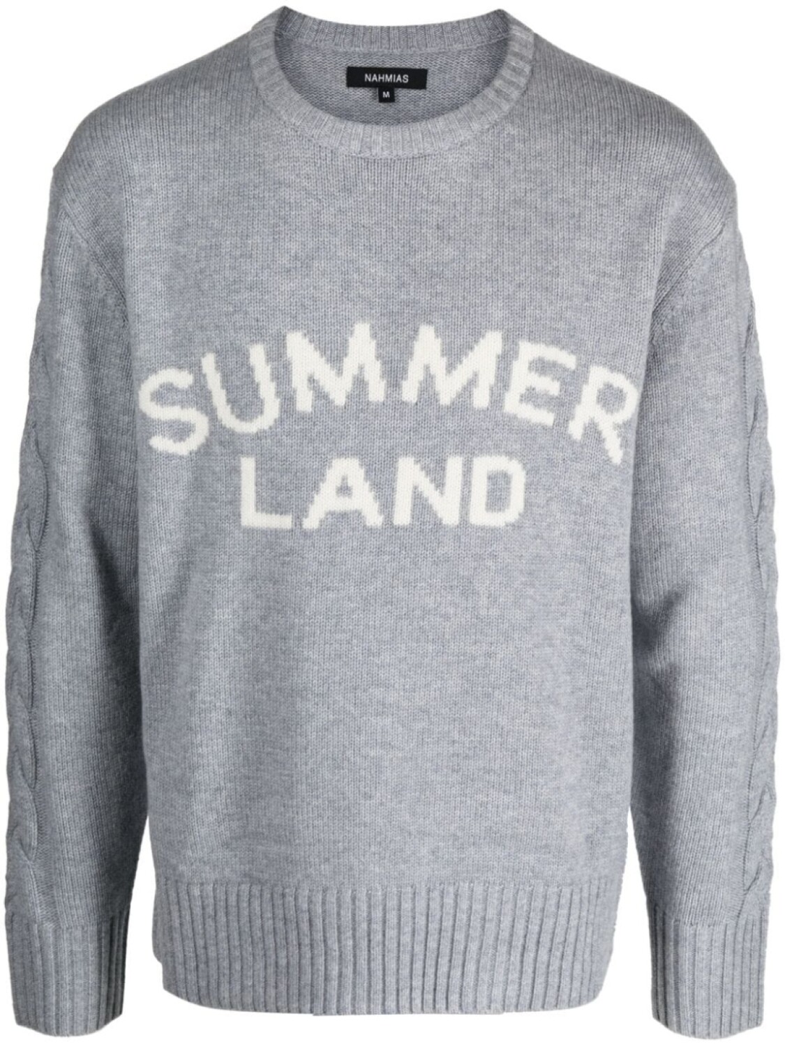 

Nahmias джемпер Summerland вязки интарсия, серый