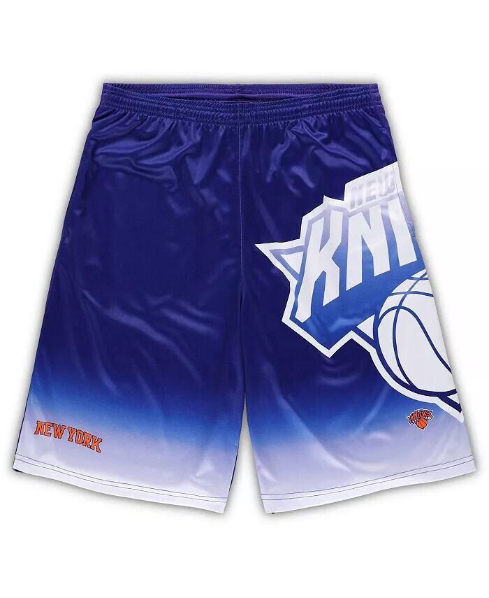 

Мужские синие шорты с рисунком New York Knicks Big and Tall Fanatics
