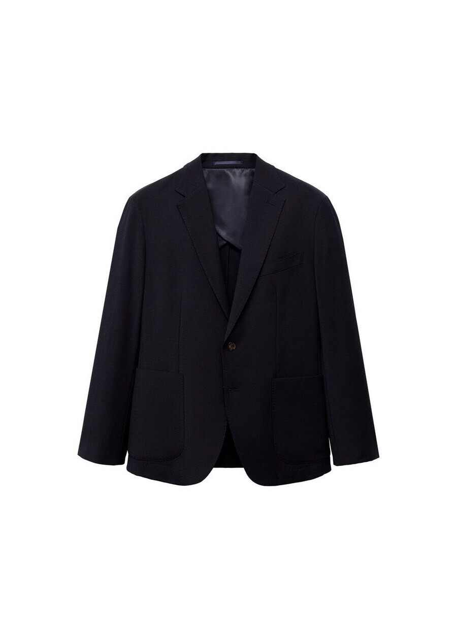 

Куртка MANGO MAN Regular fit Suit Jacket Como, темно-синий