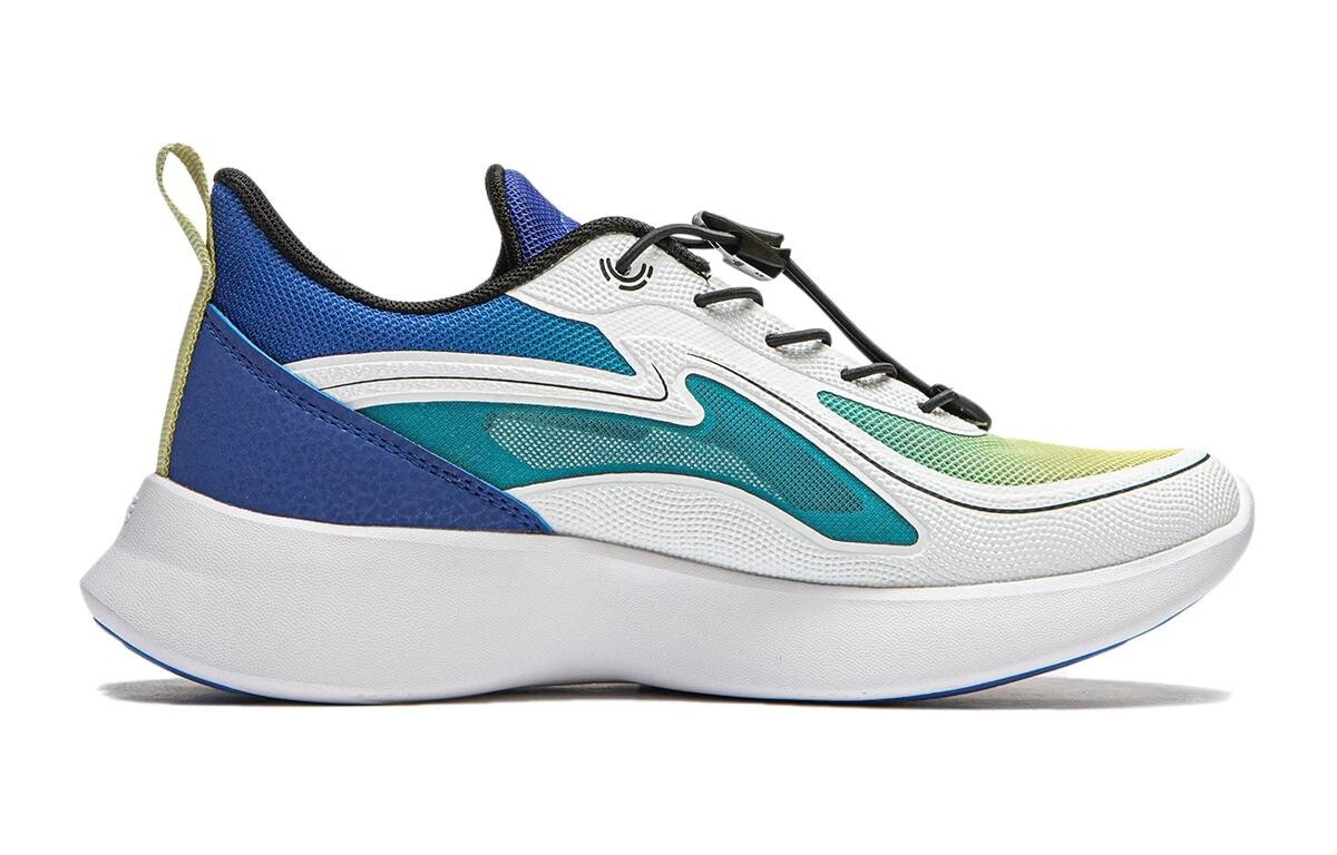Кроссовки Damselfly 4 Kids Lifestyle GS Low-top Белый/синий/зеленый Lining Young, зеленый — фото 2