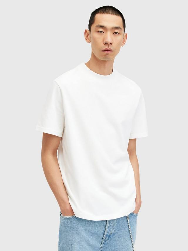 

Футболка из органического хлопка nero AllSaints, цвет Chalk White
