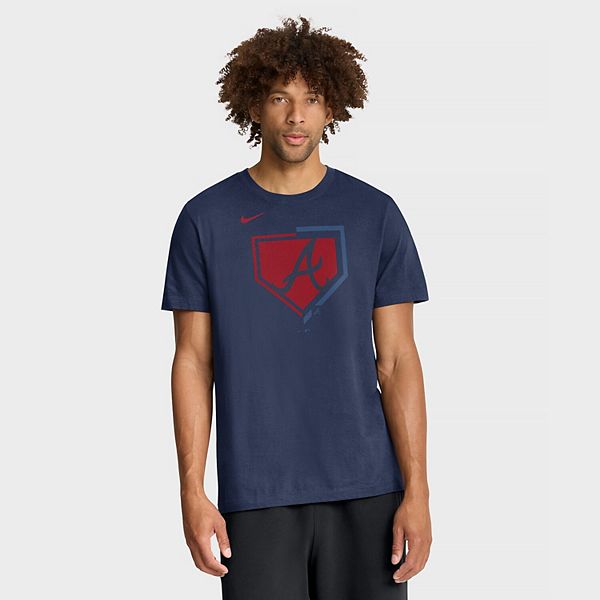 

Мужская футболка Atlanta Braves Icon цвета navy Nike