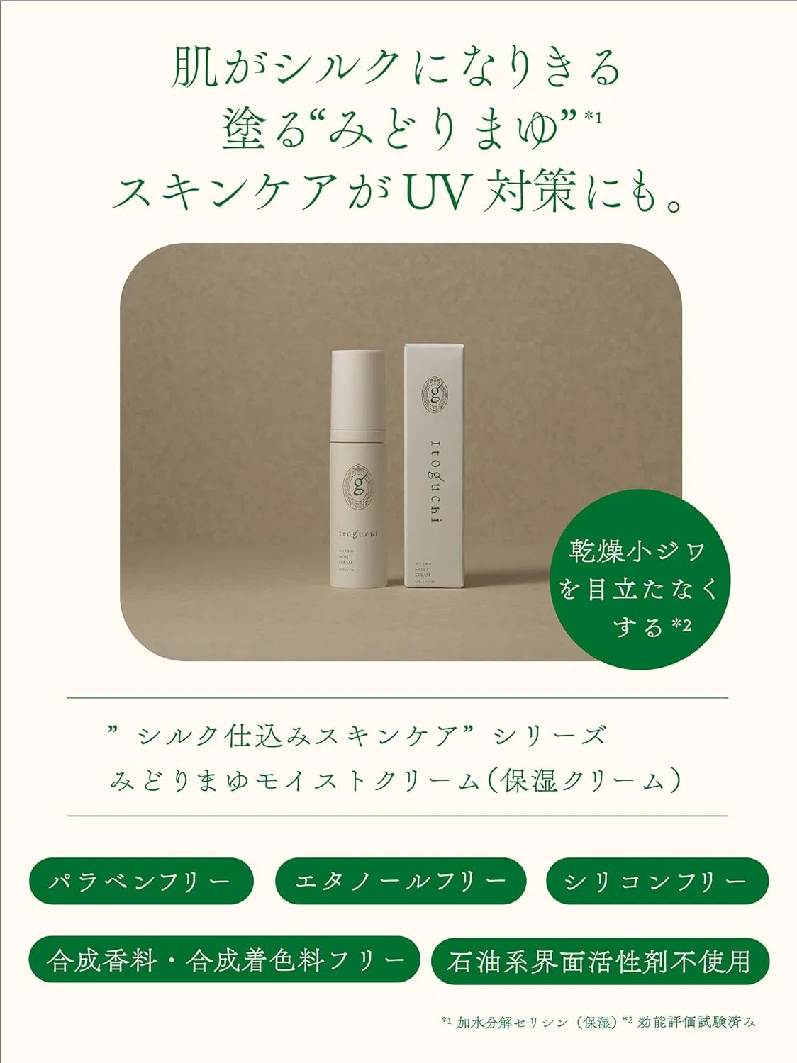 Крем для лица SPF ITOGUCHI Дневной Midori Mayu Moist Cream x — фото 2