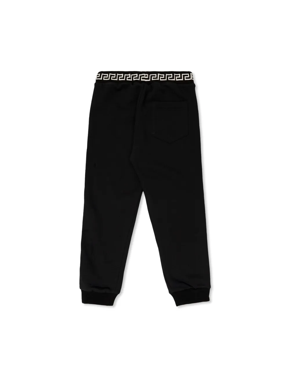 Спортивные брюки с вышитым логотипом Versace Kids, черный — фото 2