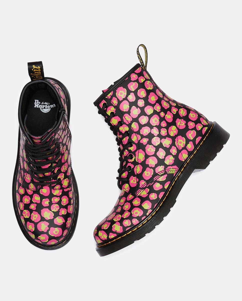 Детские сапоги Dr. Martens с фантазийным принтом, мультиколор — фото 4