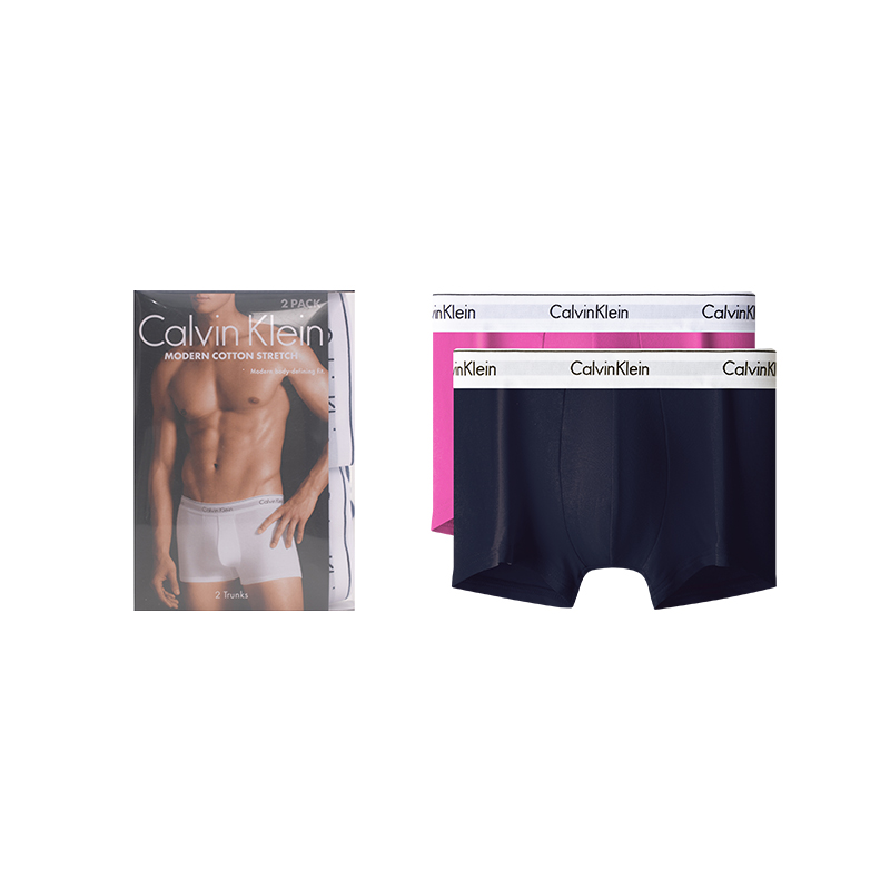 

Мужские трусы 2 штуки Calvin Klein, синий/фиолетовый