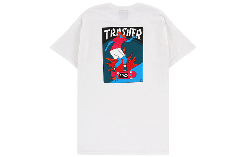 

Thrasher Футболка унисекс белые