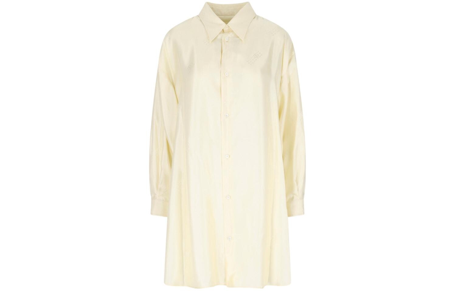 

Платье с длинными рукавами женское желтое Mm6 Maison Margiela
