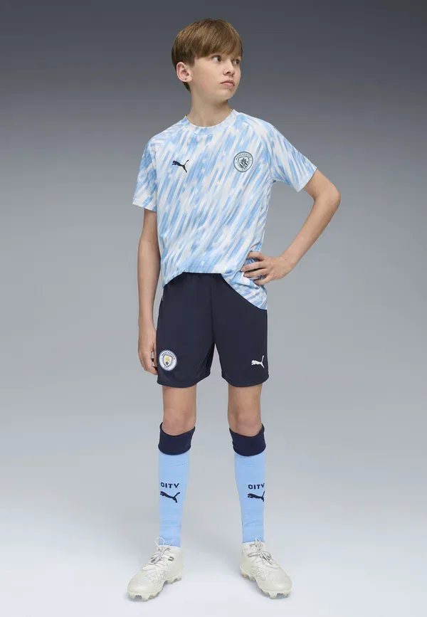 Футболка Manchester City Club Wear Puma, глубокий синий, голубой — фото 3