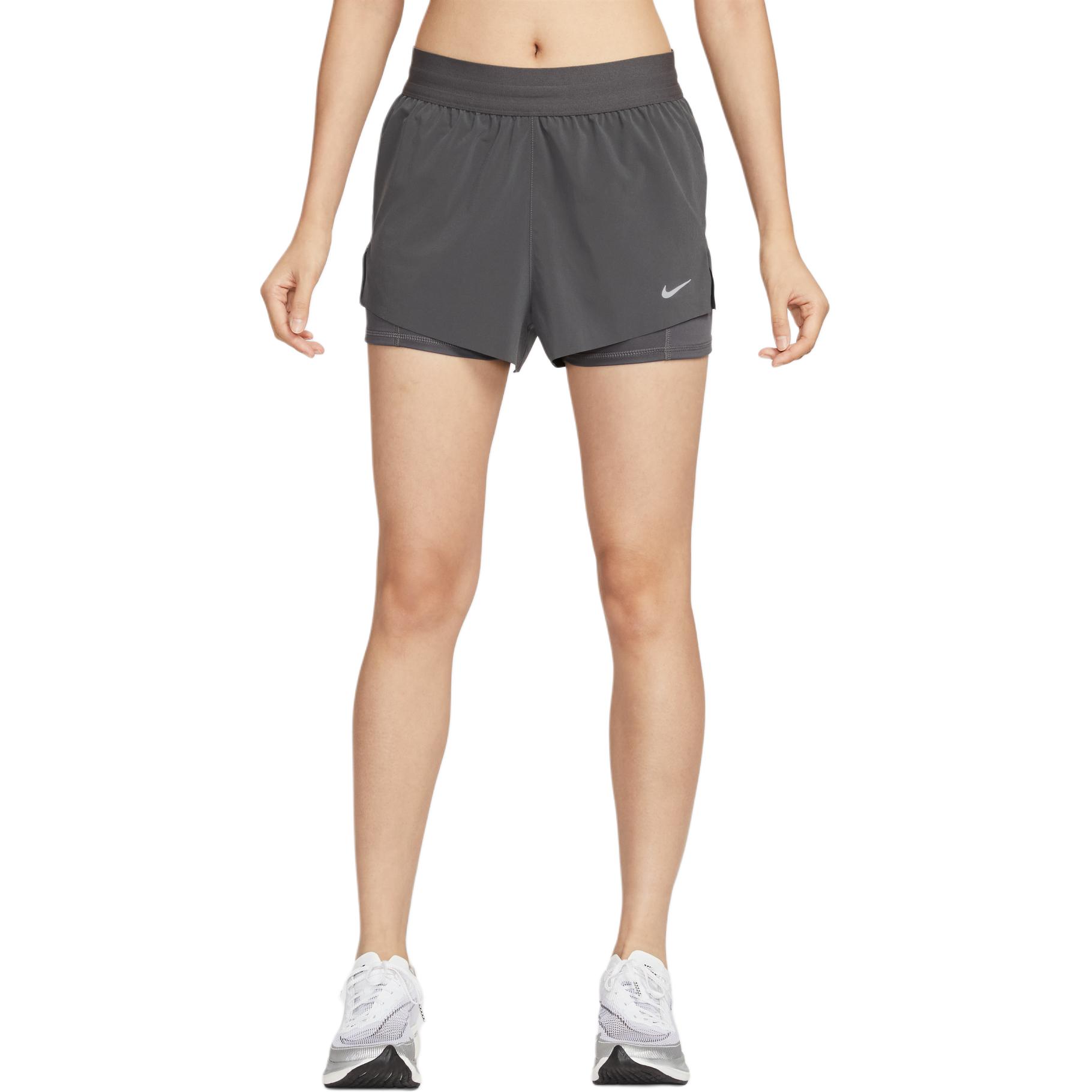 Женские шорты Casual Dri Fit Nike, серый/серебристый — фото 2