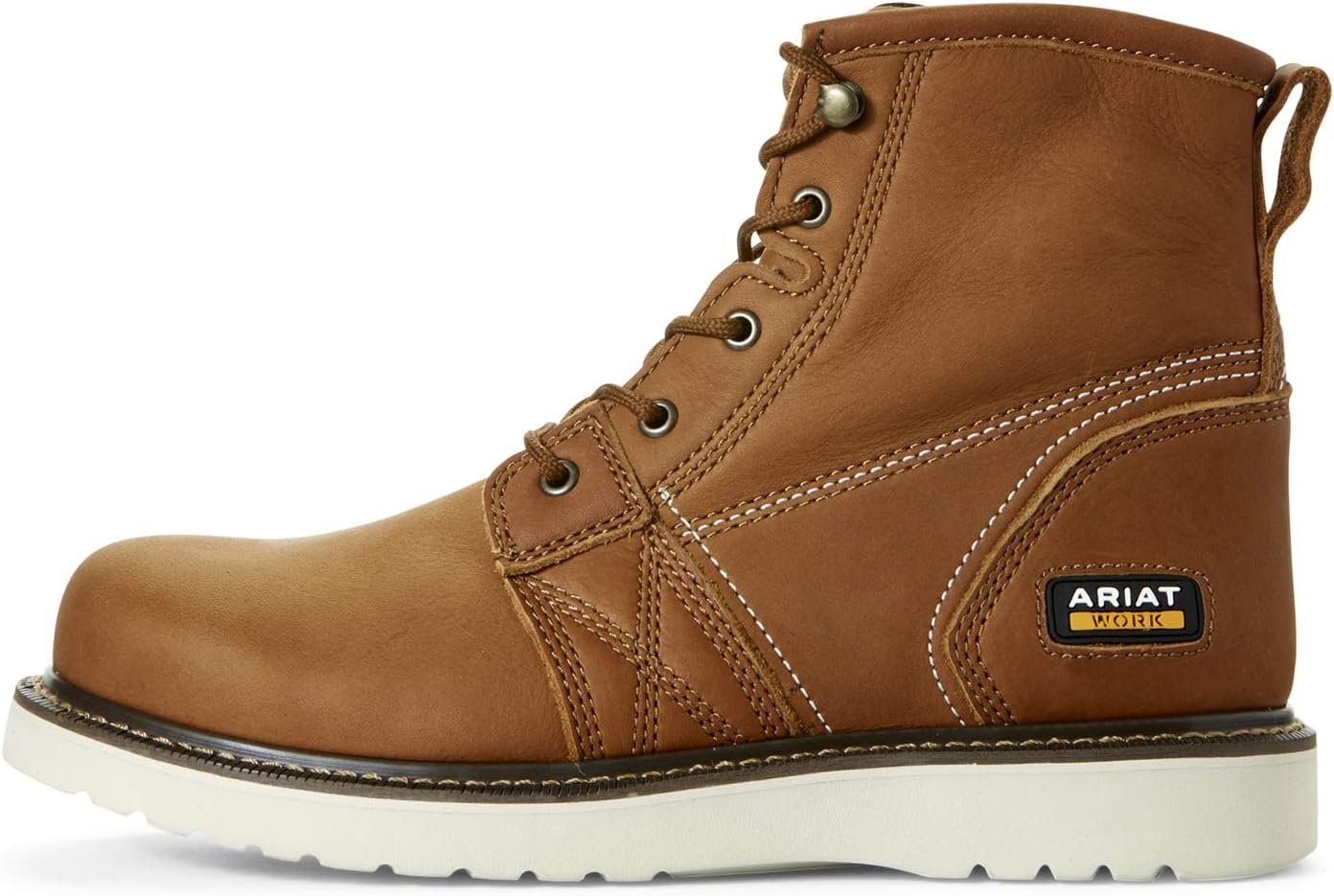 Мужские ботинки Ariat Work Rebar Wedge 6 H2O для строительства, золотой — фото 2