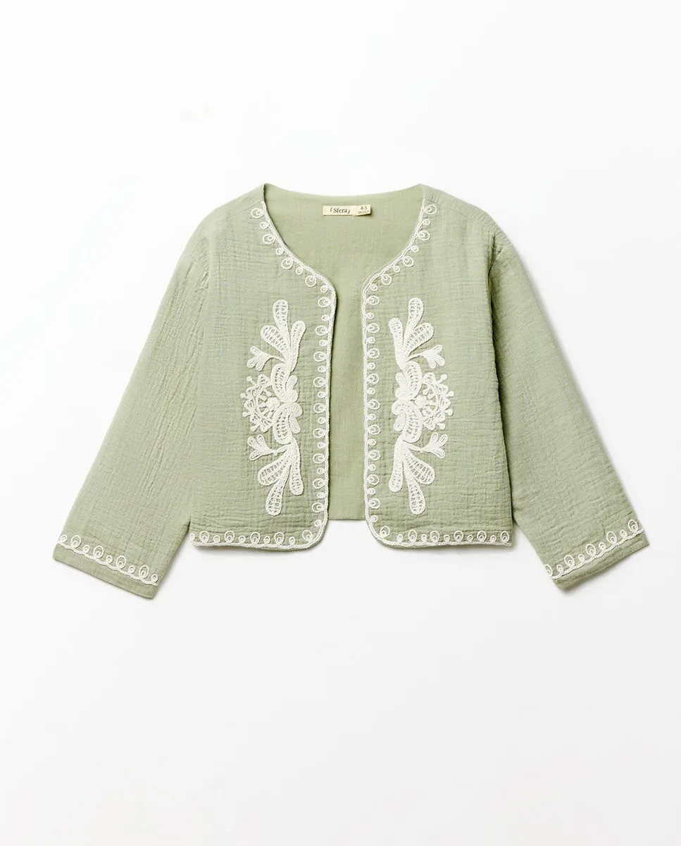 

Кимоно бамбула с вышивкой Sfera, хаки