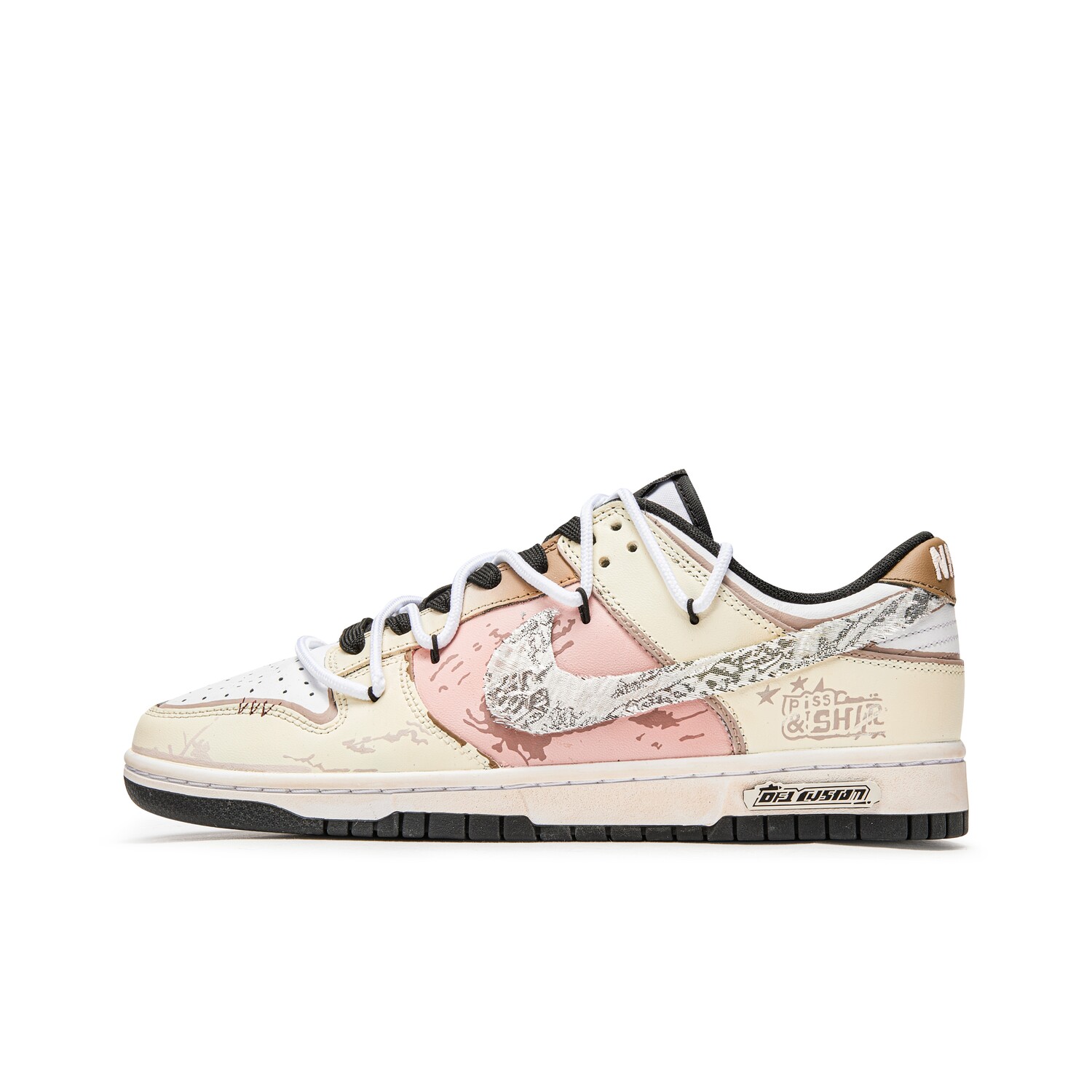 

Детские скейтерские кеды Dunk Unisex Nike, розовый