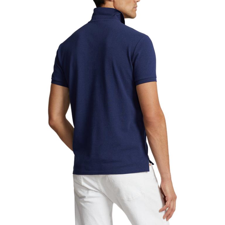 Футболка поло мужская SS24 глубокого кобальтового синего цвета Polo Ralph Lauren — фото 4