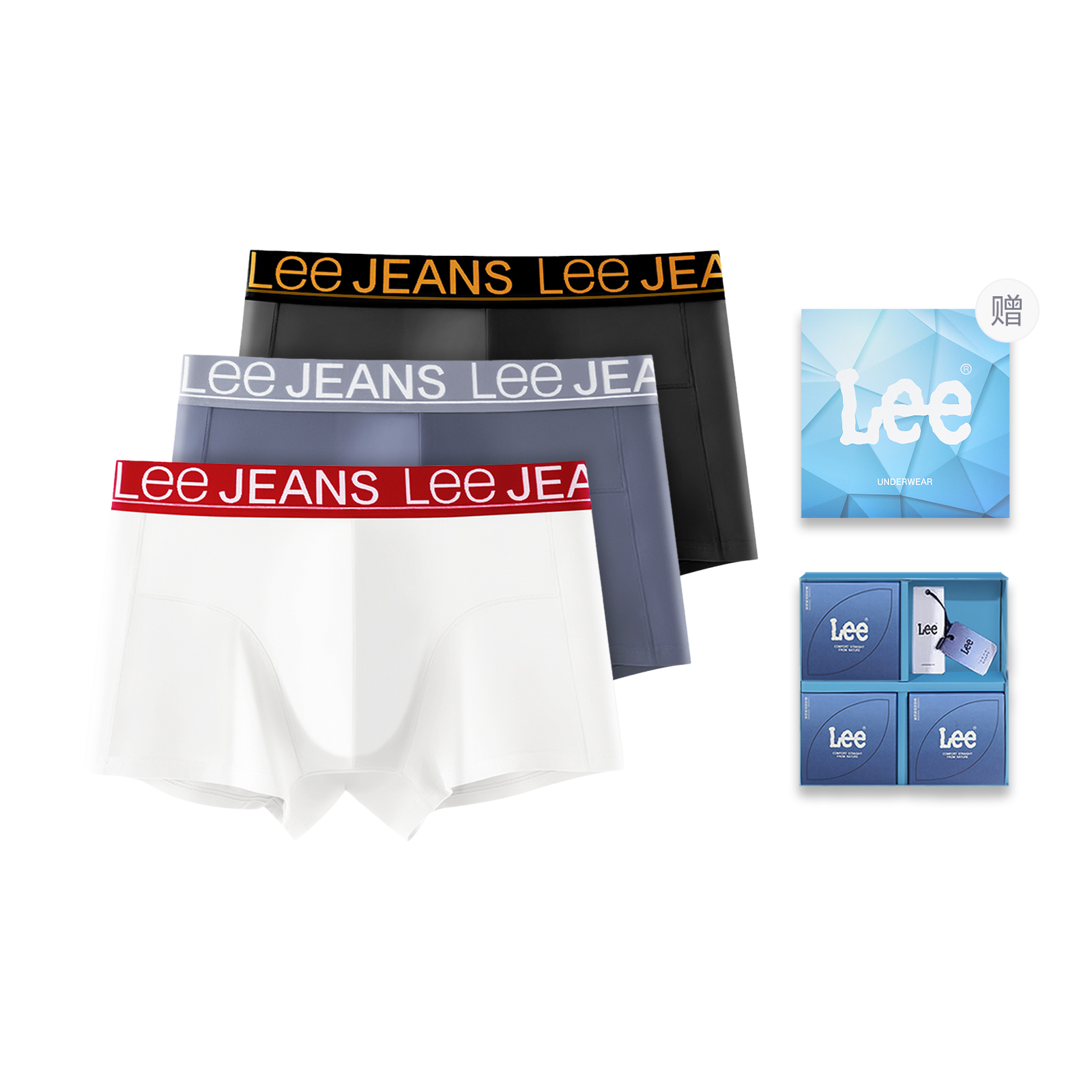 

Sunset 4.0 трусы мужские подарочный набор комбинация Lee, черный