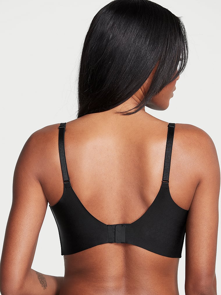 Бюстгальтер с глубоким вырезом на спине Victoria'S Secret Bare, black — фото 2