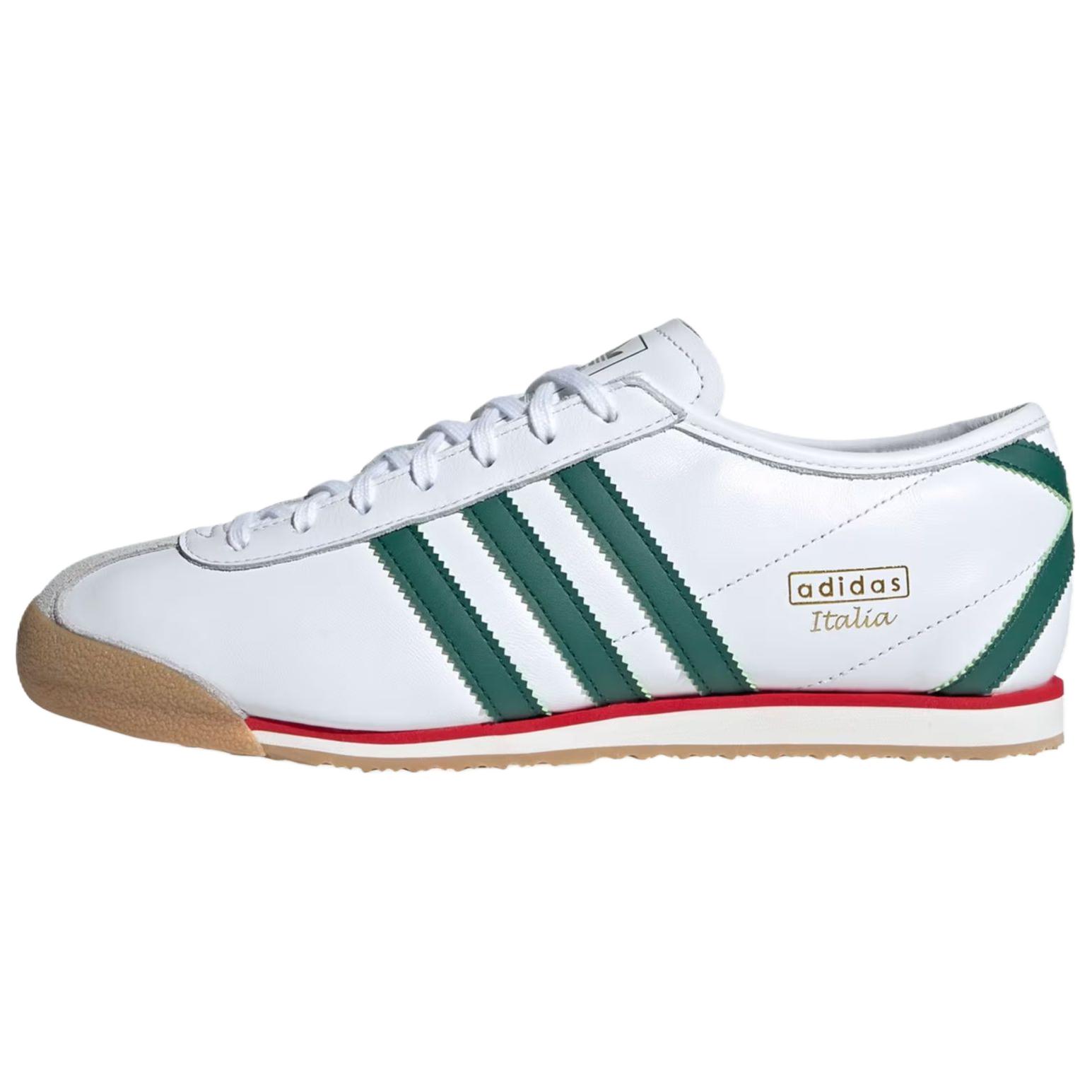 

Adidas Originals Кроссовки casual низкие мужские Italia 70s устойчивые к истиранию белые green
