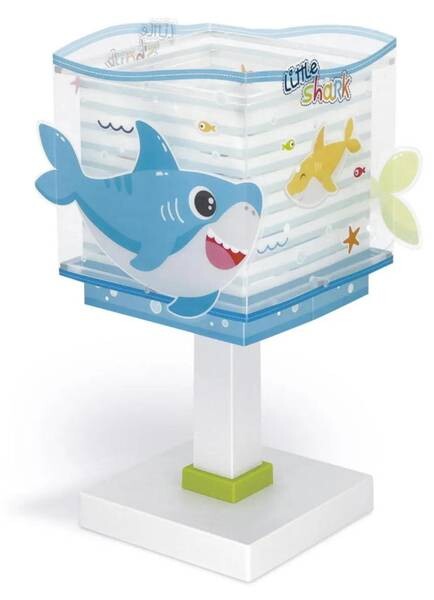 

Декоративная настольная лампа click-licht.de BABY SHARK цвет mehrfarbig weiß