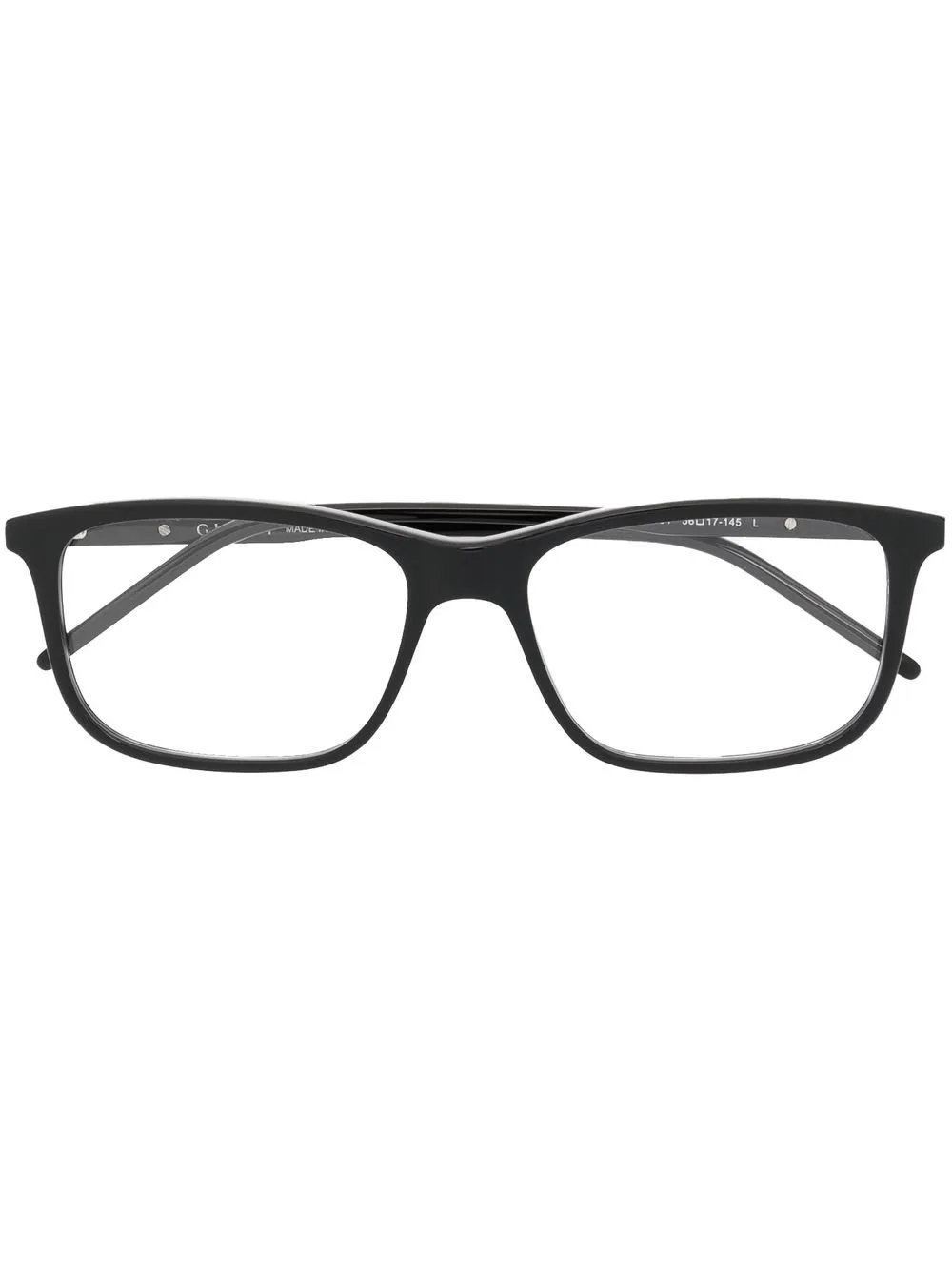 

Очки в прямоугольной оправе Gucci Eyewear, черный