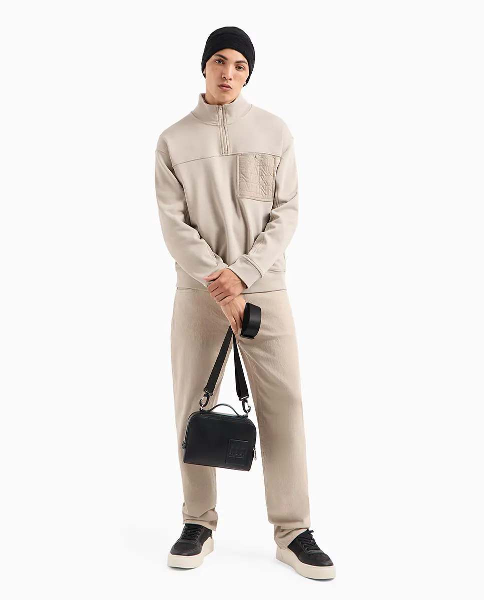 

Мужские узкие хлопковые джинсы J13 Armani Exchange, бежевый