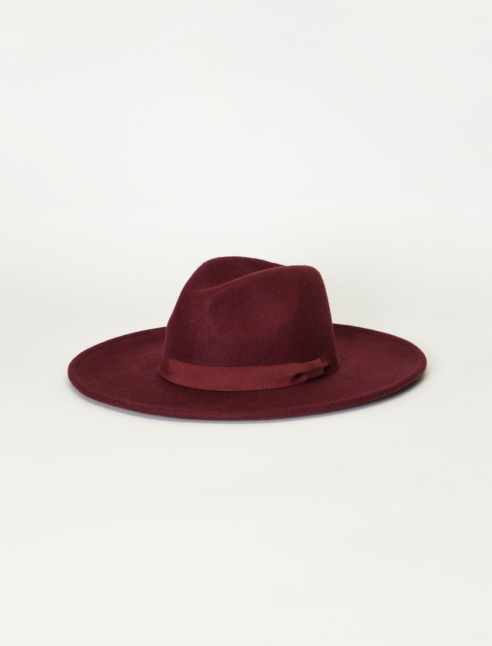 

Шерстяная шляпа Lucky Brand с широкими полями Ranger, темно-красный