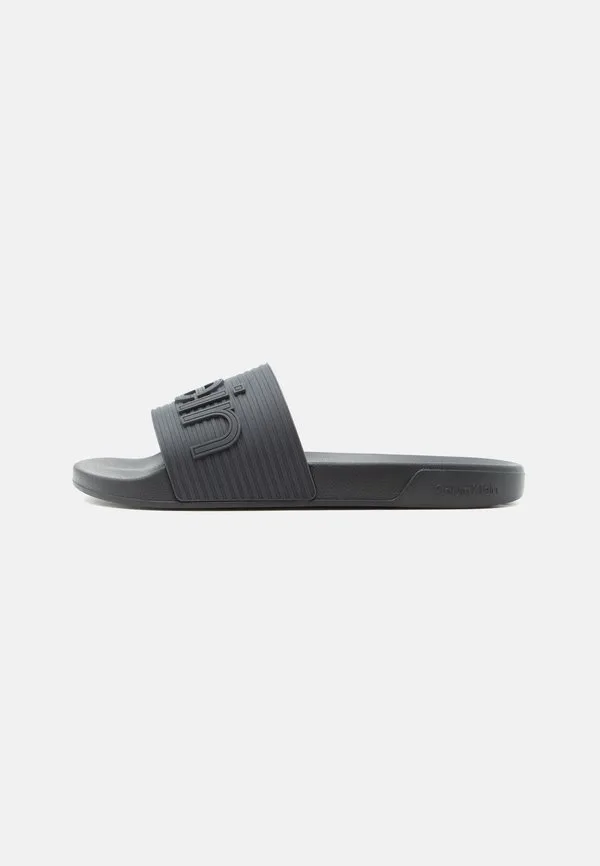 Мюли с текстурой слайда ess Calvin Klein, Triple Black