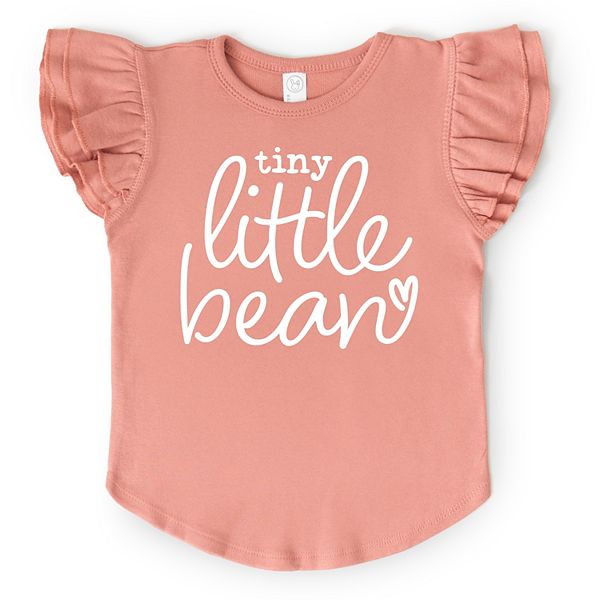 

Футболка с рукавами-крылышками Tiny little bean The Juniper Shop, Mauve