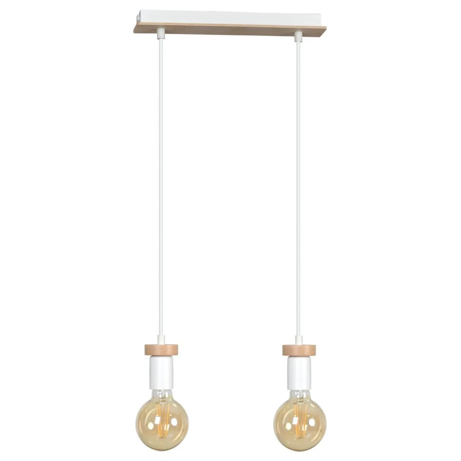 

Подвесная лампа famlights, 32x32x80 см, белый/светло-коричневый