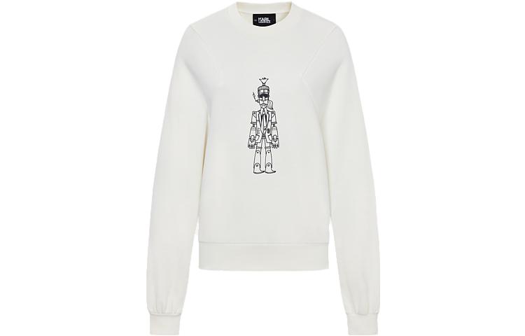 

Женская толстовка KARL LAGERFELD Karl Lagerfeld / Karl Lagerfeld Jeans, экрю