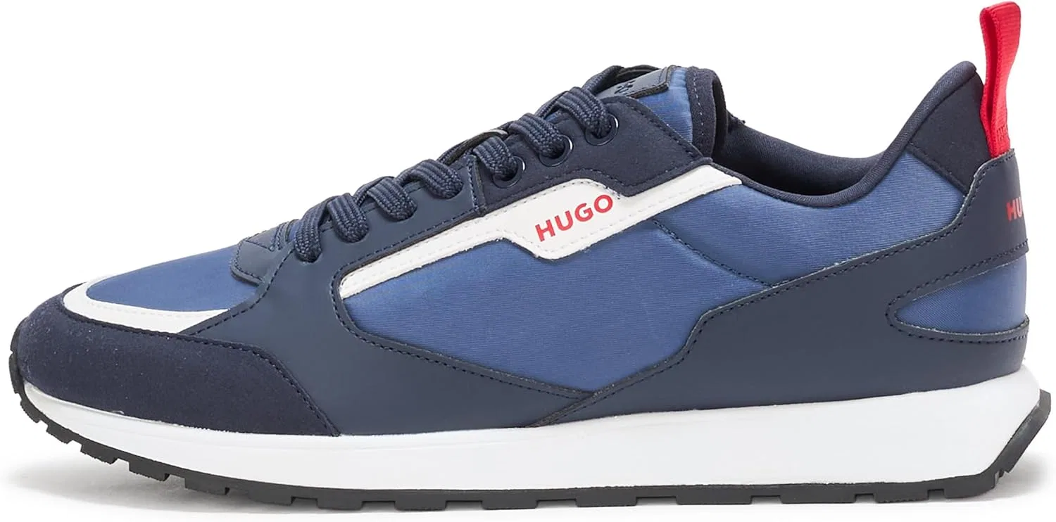 Мужские беговые кроссовки HUGO Icelin из нейлона, Clean Navy — фото 2