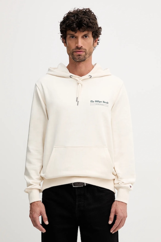 

Хлопковая толстовка Tommy Hilfiger, бежевый