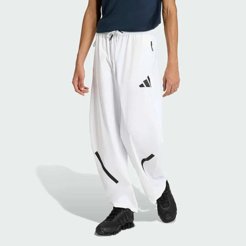 Брюки ZNE из тканого материала Adidas, white