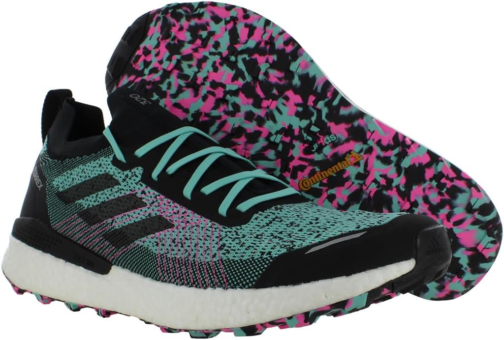 Кроссовки Adidas Terrex Two Ultra Parley Acid Mint/Black/Screaming Pink 10 D (М), черный/зеленый/розовый/мятный — фото 4