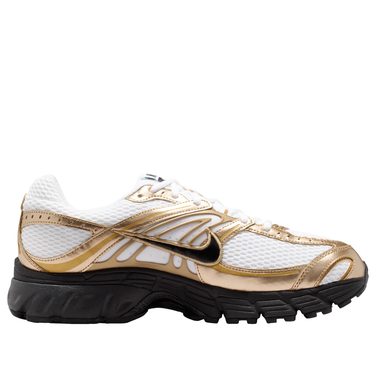 Кроссовки Nike Air Max Moto 2K 'White Metallic Gold' IV2870-100, белый — фото 2