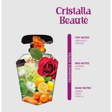 Cristalla Beaute 100 мл Edp Женский парфюмерный спрей La Vie Belle с нотами жасмина и бергамота, амбры и ванили, Parfum De Luxe Collection — фото 2