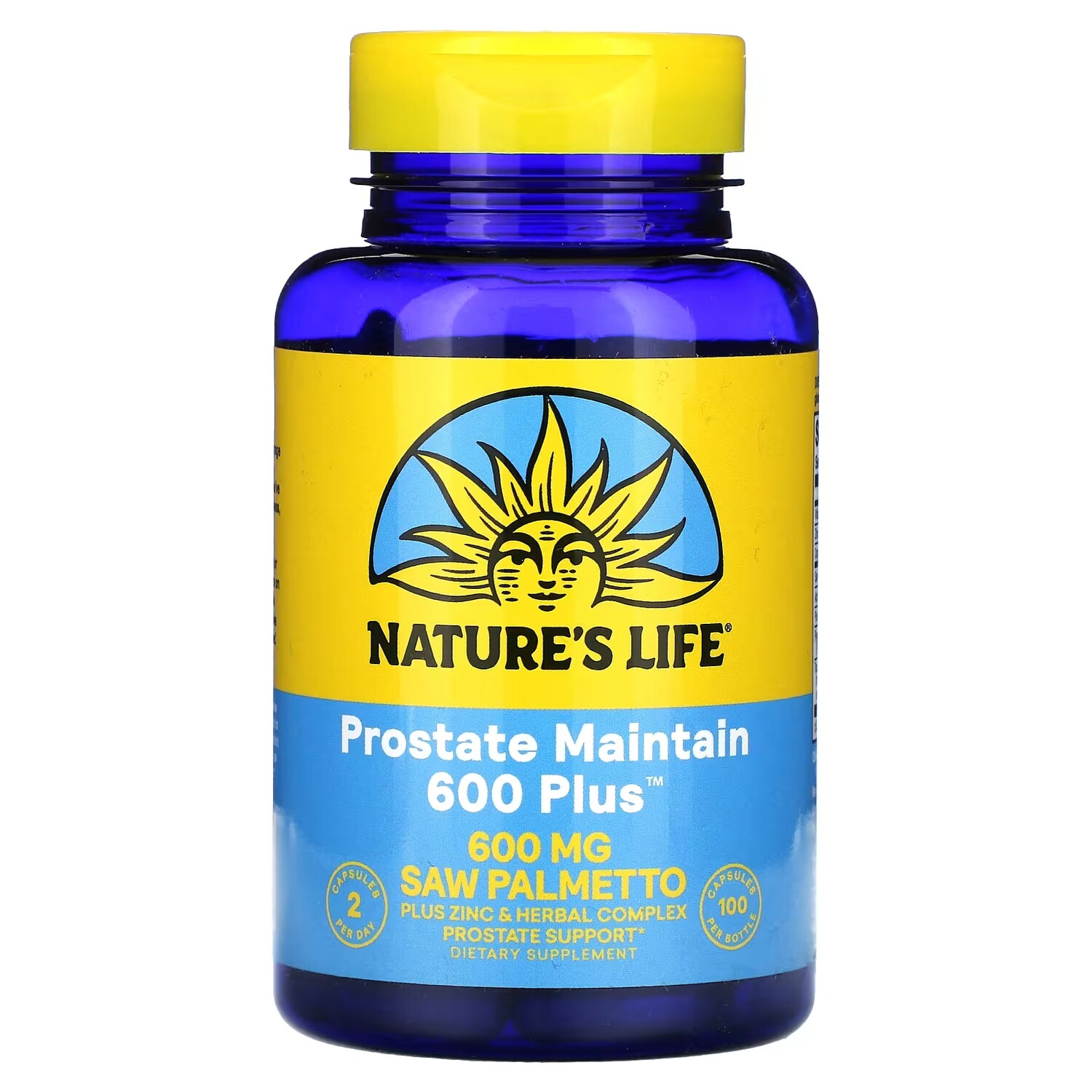 

Добавка Nature's Life Prostate Maintenance 600 Plus, 100 капсул