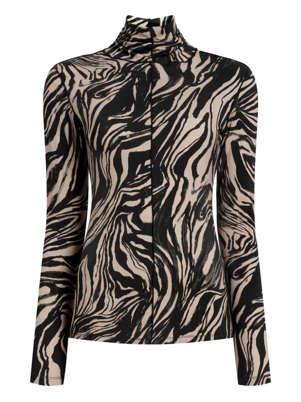 

Топ с мраморным принтом Audrey Proenza Schouler White Label, бежевый